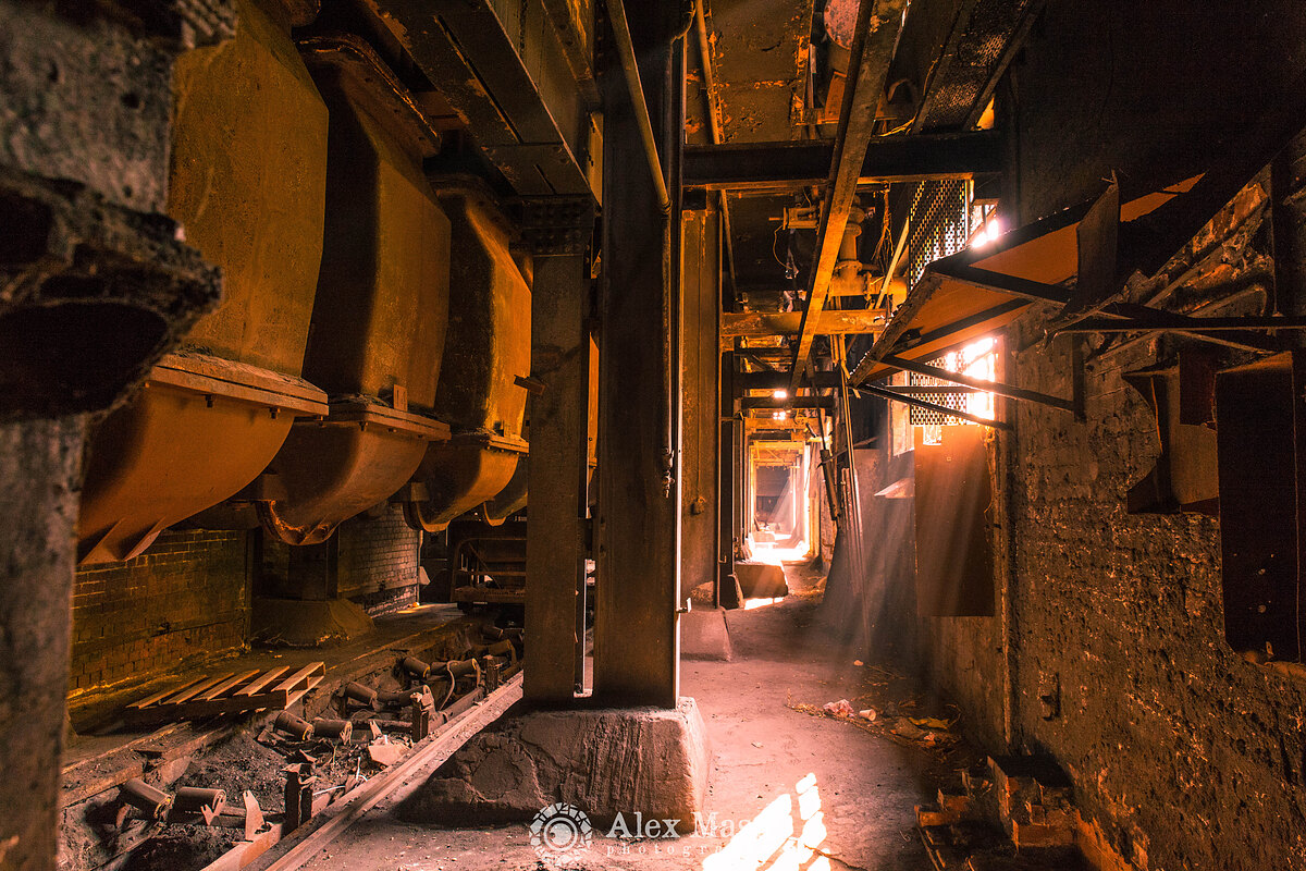 Inside the structure